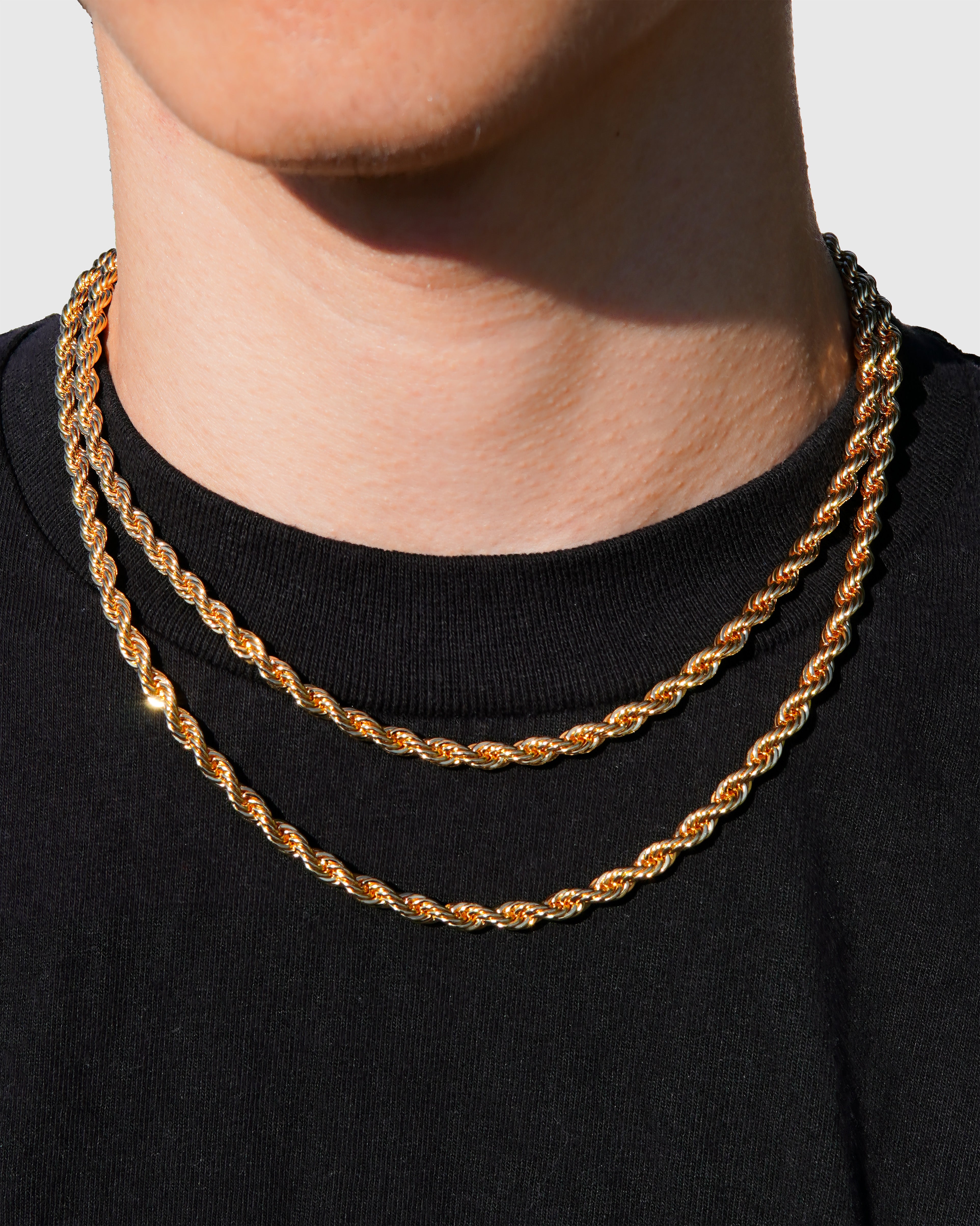 Rope Chain - 18K Gold (All Sizes) - Lavenir Jewelry