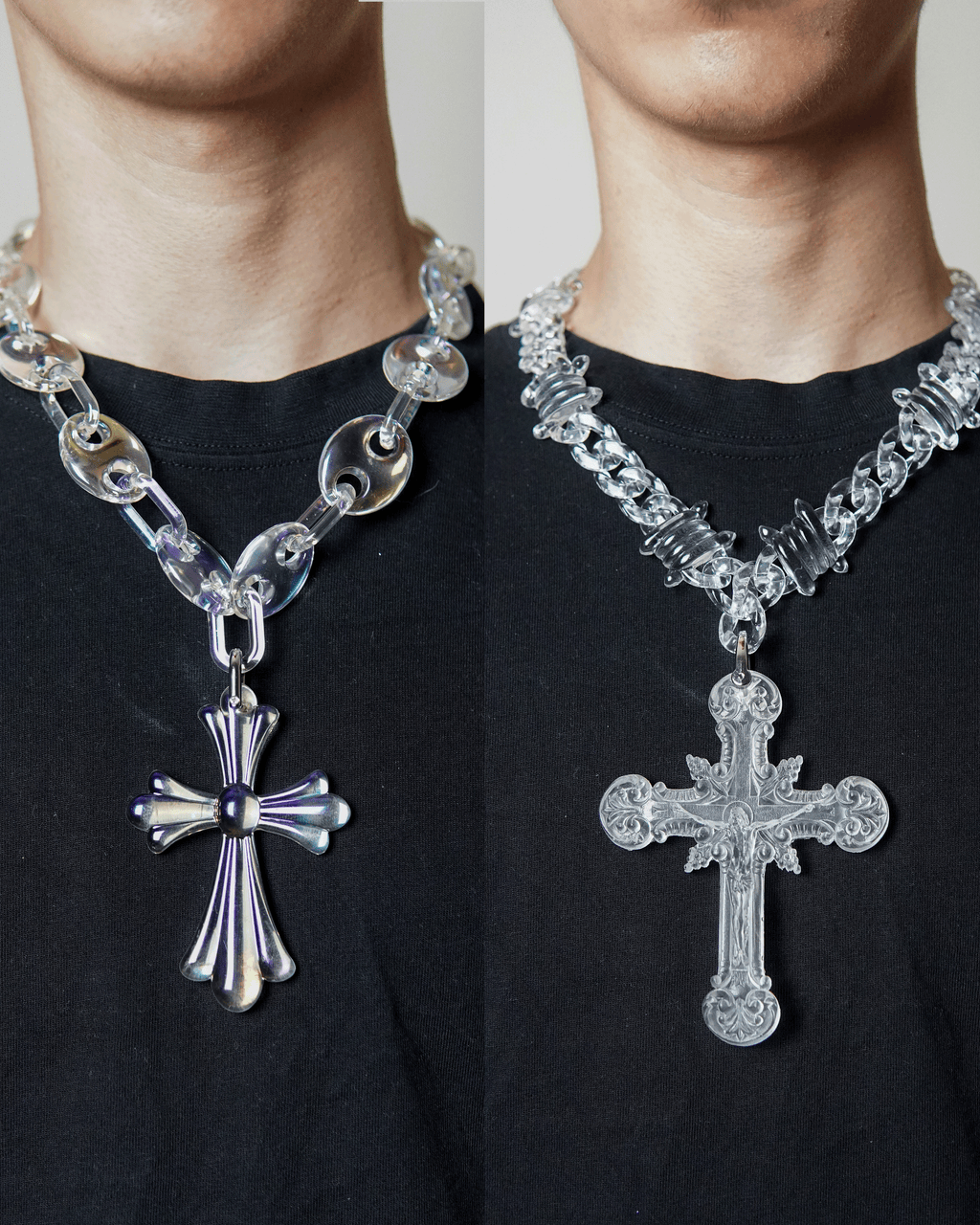 Ex Ray Chain X-Ray Chain + Opal Link Chain Bundle – PAVIERE