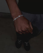 Diamond Clover Bracelet - 14K White Gold